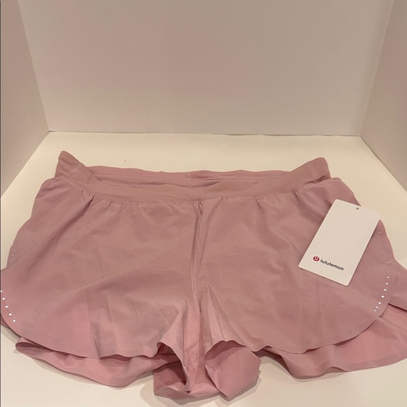 lululemon athletica Pants - NWT Lululemon Fast & Free High-Rise Split Short 3” Size L PinK